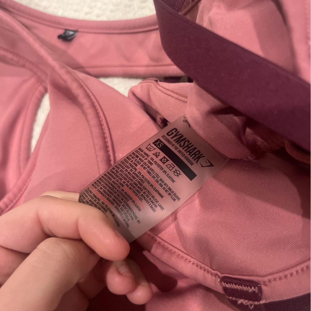 Gymshark dusty pink/ruby set. XS - Picture 6 of 10